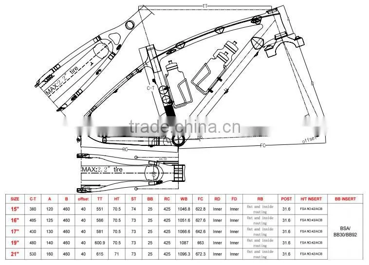 135*9mm axle 26er mtb carbon frame, mountain bicycle carbon frame xt260