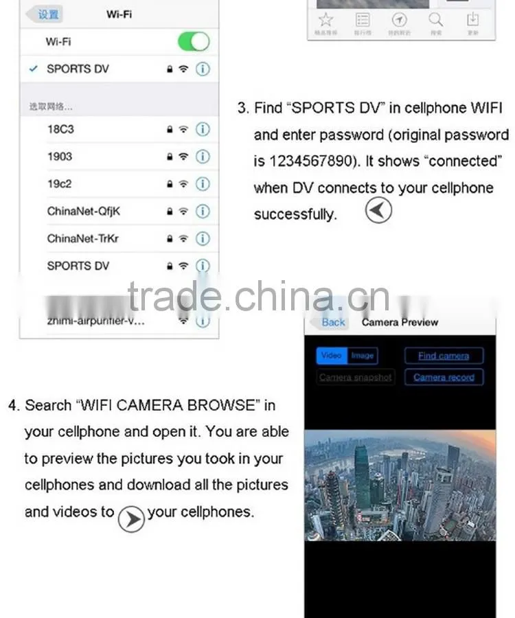 2016 trending products Action Camera 30M Waterproof Camera WiFi Full HD 1080p 12Mp Video DV Sports Camera accept paypal