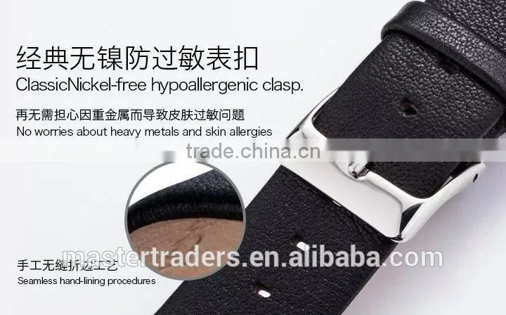 Original Joyroom Genuine Leather Classic Button Strap Watch Band Wrist Strap For 38MM Apple Watch MT-3625