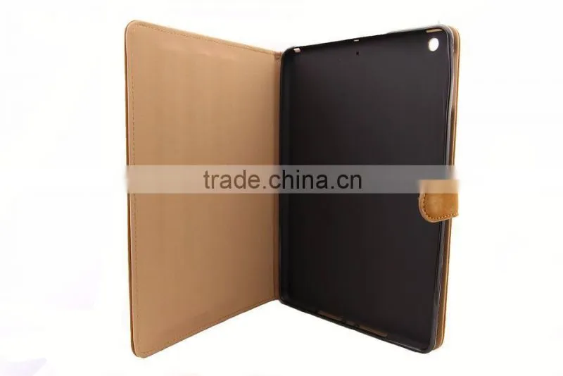 High Quality Sleep Function Leather Case Flip PU Stand Leather Soft TPU Protective With Card Slots Case For iPad Air 5 TB-0317