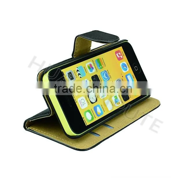 Leather Case For iPhone 5c , Flip Covers For iPhone 5c Mobile Case