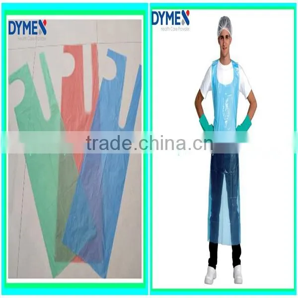 OEM Machine White Cheap High Qulity Disposable PE Apron