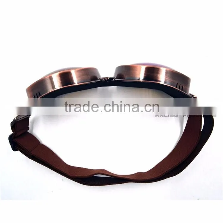 BJ-GT-013 Frame Copper Frame racing UV Lens goggles racing goggles glasses motorcycle googles for Harley