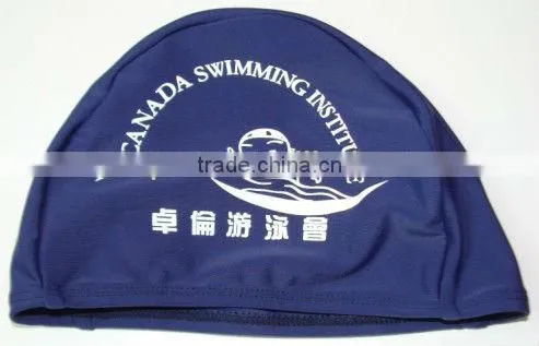 2015 fashion new polyester swim cap