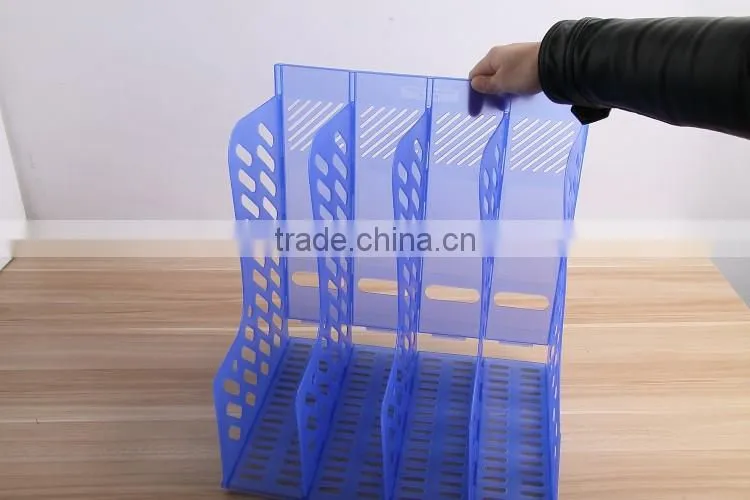 Plastic Custom Size Magazine Rack Use dismountable folding Folded magazine holder