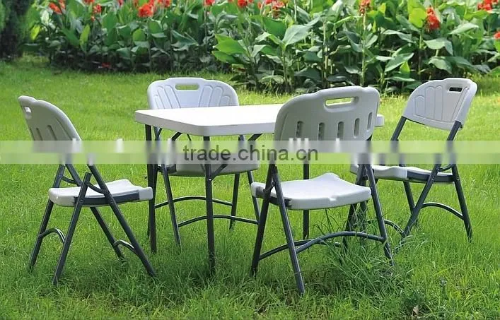 Modern Appearance Square Plastic Folding Table
