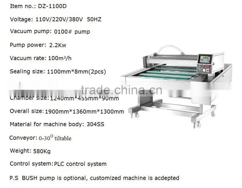 mozzarella cheese automatic continuous vacuum packing machine