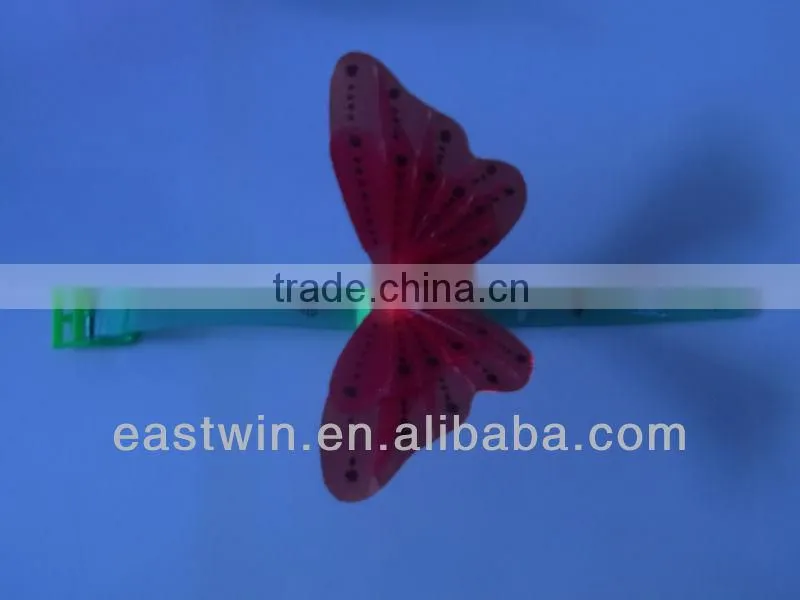 Brighter LED 3w Fiber optic butterfly Flower for decoration