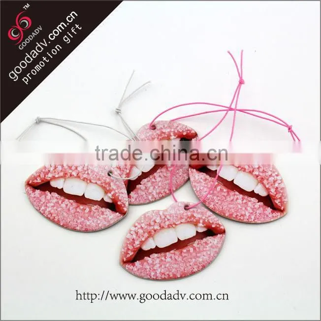 Cheap fashion personality car perfume air freshener card