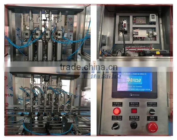 digital control pump olive oil/fruit juice/glycerol/e-liquid liquid filling machine