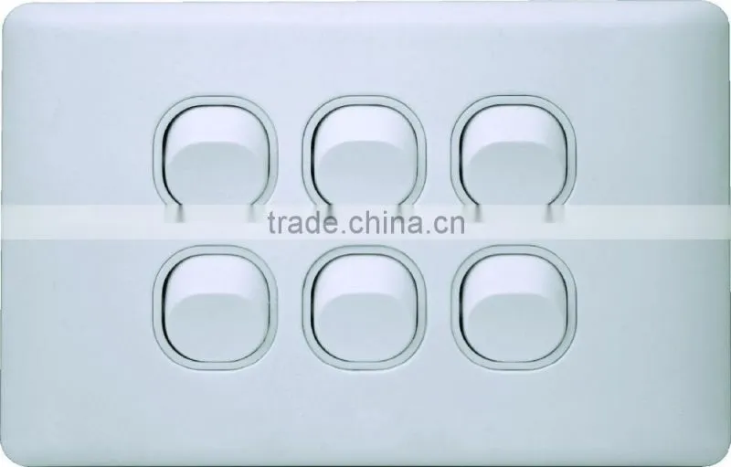 K Series Horizontal 3 Gang Loaded Switch