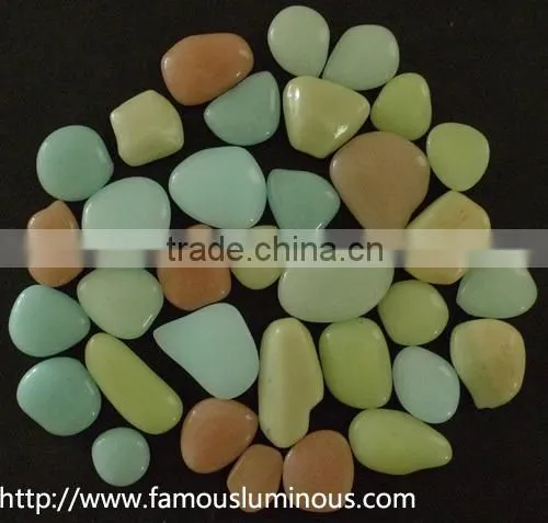 Phosphorescence pebble stone