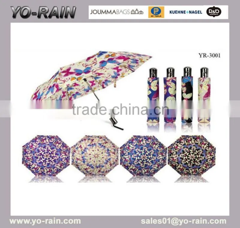 Wholesale Cheap Rubber Handle Women Umbrellas