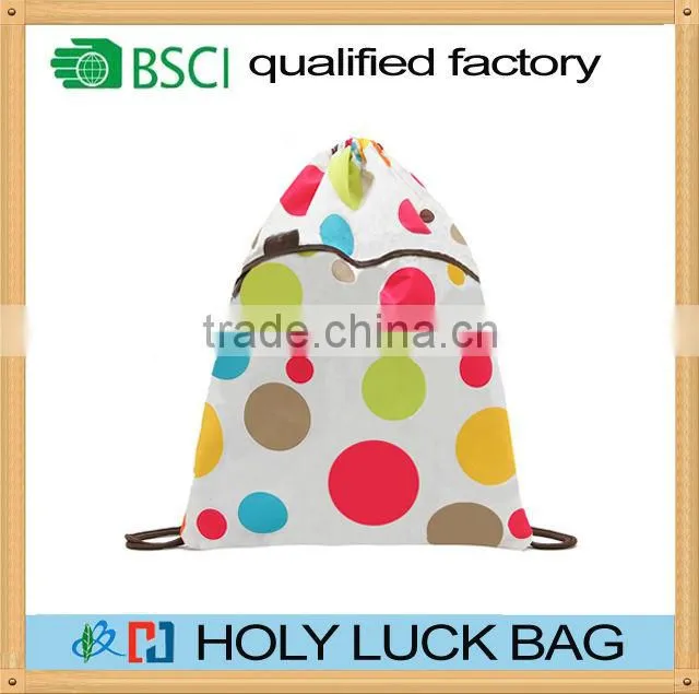 Wholesale top quality promotional travel drawstring shoe bag