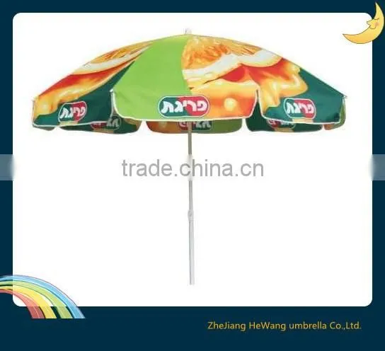 Hot Sale Advertising PVC Fabric Beach Umbrella