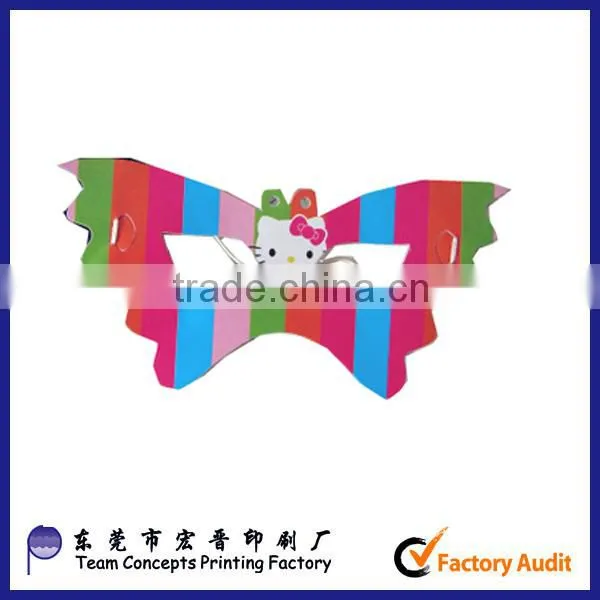 Christmas paper mask with elastic rope