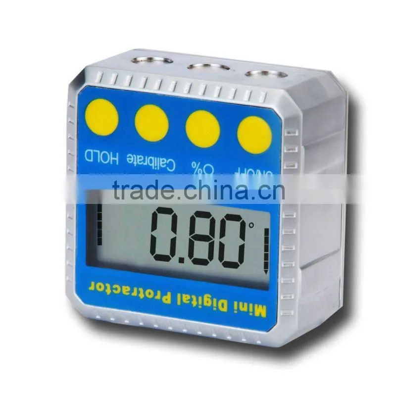 Digital Angle Gauge Meter Protractor 360 degree Magnets Base Level Slope Bevel Box Inclinometer