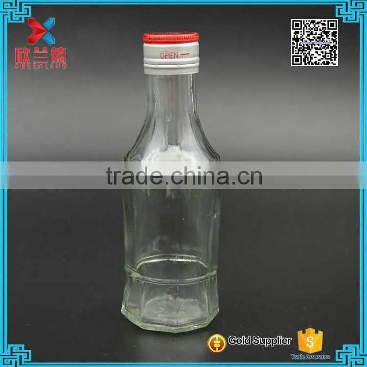150ml cheap clear glass bottle wine bottle wholesale
