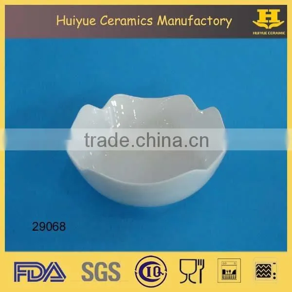 wholesale white porcelain noodle bowl with chopsticks