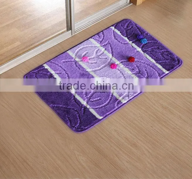 new design flower shape door mat
