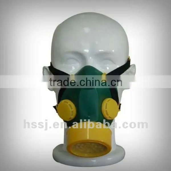 2016 hot selling single cartridge filter gas respirator half face chemical gas respirator with single cartridge filter chemical