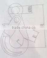 G80 Self-lock eye Safety Hook