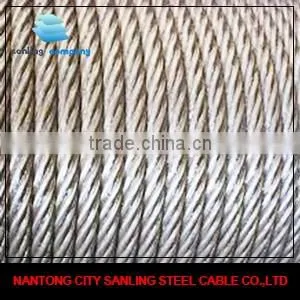 6*37+FC High Tension Strength Steel Wire Rope