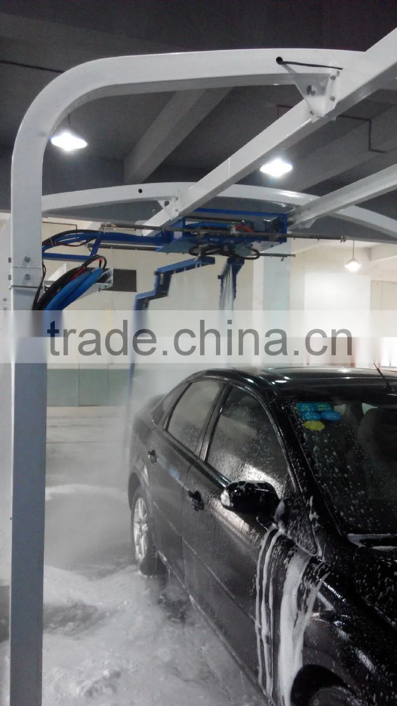 Fully automatic car wash machine price with foam, wax systems, dryer is optional