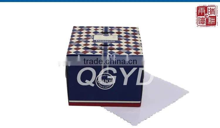 manufacturer custom handmade clear plastic cake box