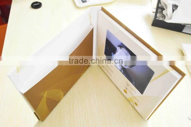 2015 Hot sale video brochure / video book / video card for promotion