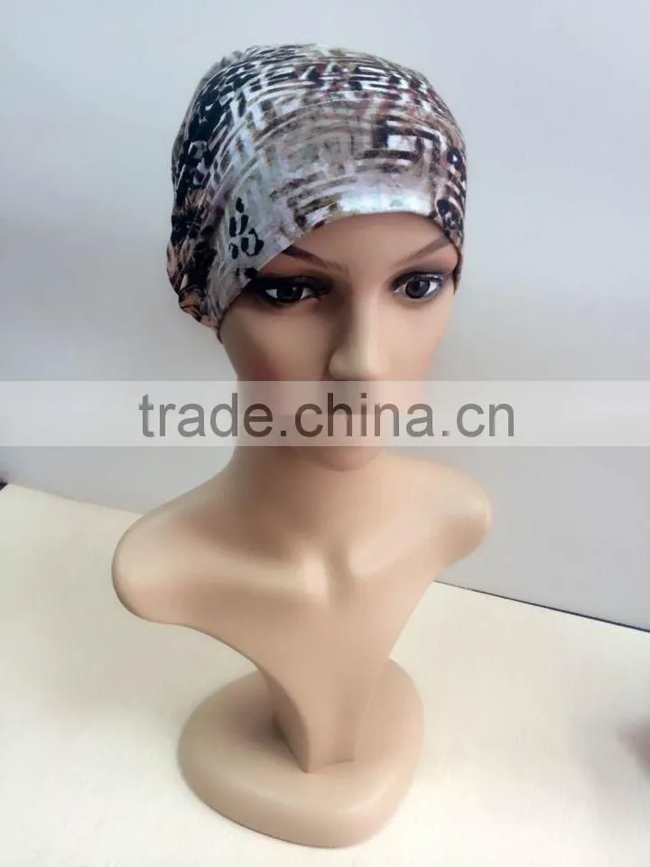 C073 new style print tube underscarf,muslim hats