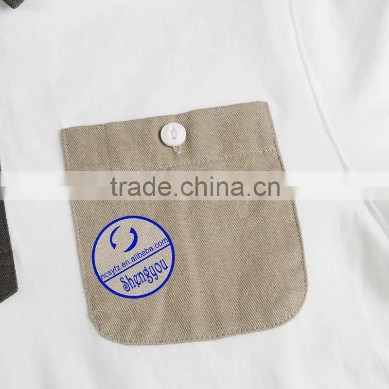 Single Jersey Men's Pocket Polo Shirt With Custom Label