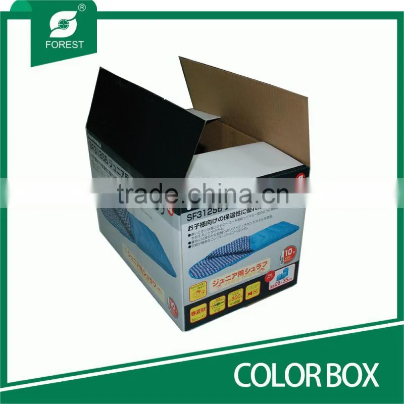 LITHO PRINT CORRUGATED COLOR BOXES FOR SHPPING WHOLESALE