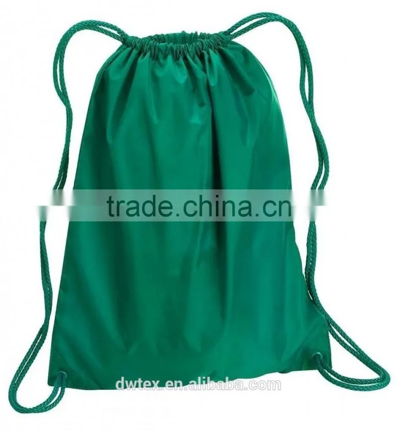 Liberty Bags Large Nylon Drawstring Backpack Shopping Gym Bag Portable