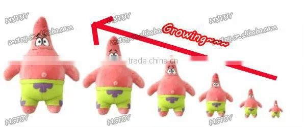 Magic Spongebob growing sponge toys in water growing patrick toy patrick star for baby fun magic growing sponge