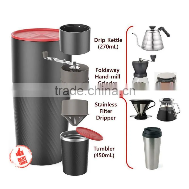 creative best selling portable coffee maker with logo printing portable espresso coffee maker