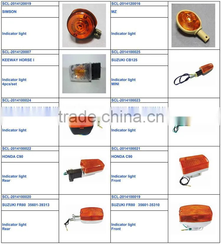 SCL-2013060885 KEEWAY OWEN150 Indicator Light for Motorcycle Parts