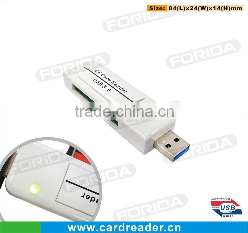 2013 New Style USB3.0 External CF card reader for Laptop