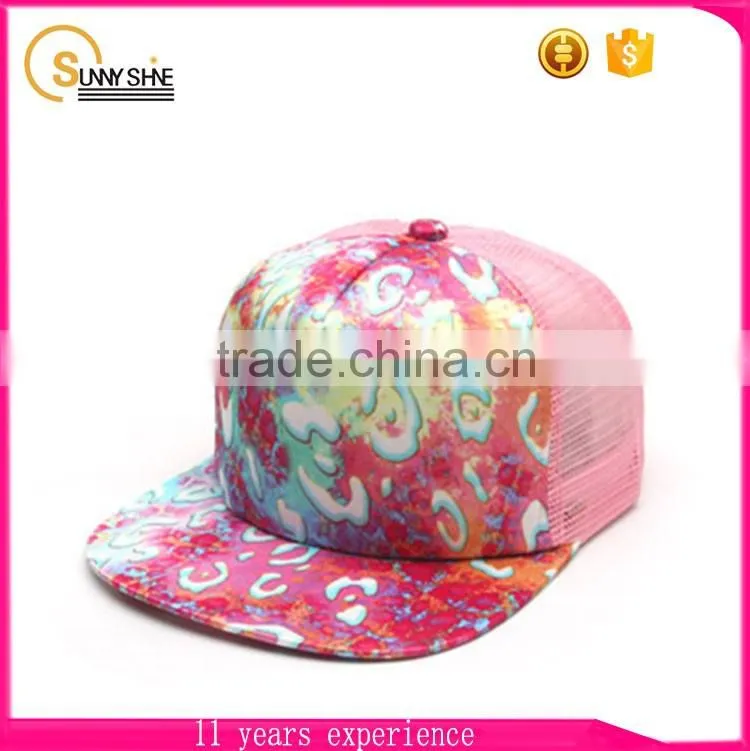 2016 China Fashion Pink Blank Truker Hats For Women Wholesale