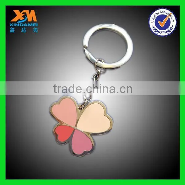 Newest fashion cheap 3D Aureate bottle shape metal keychain