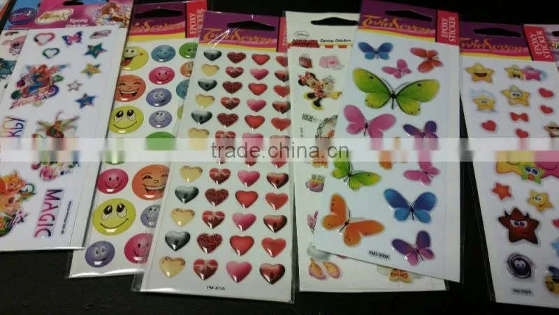 Cangnan company High quality Cheapest Custom cartoon stickers for girls/promotional gift