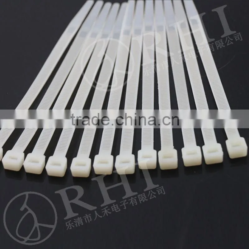 double lock cable tie, double loop cable tie, plastic cable tie 8*400