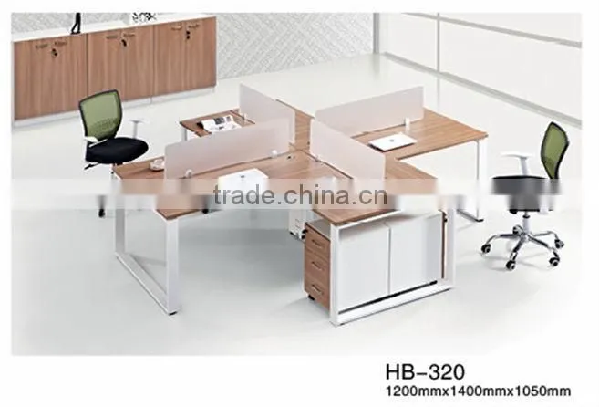 4-seat high-end office furniture computer desk workstation divider