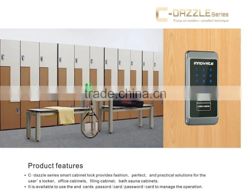 NEW Password lock keyless zinc alloy Cabinet lock combination lock