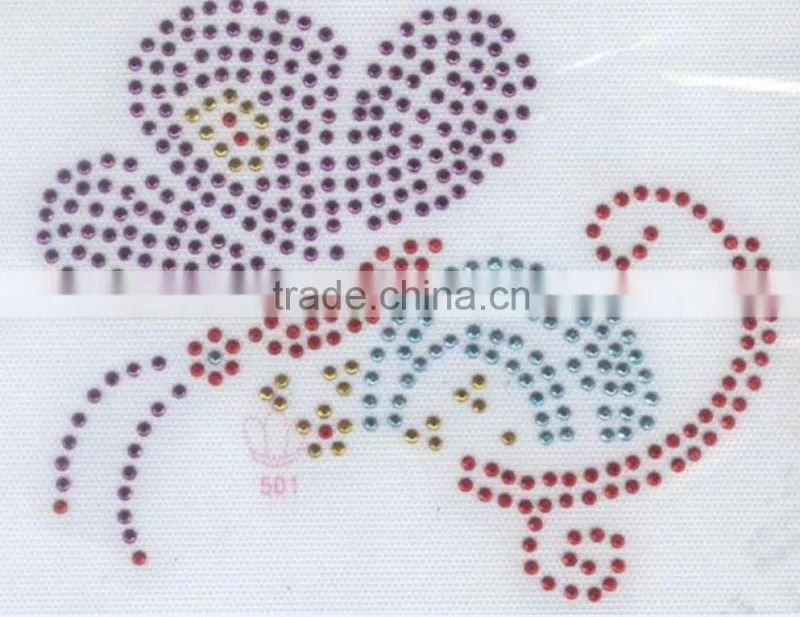 new wing rhinestone transfer design ,rhinestone hot fix motifs