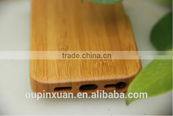Low price promotion new product bamboo phone case ,Bamboo cell phone case
