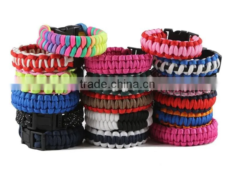Rainbow paracord bracelet