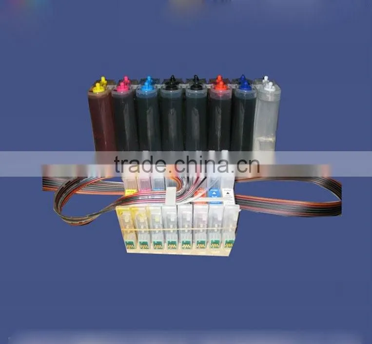 Hot!!!8C CISS for Epson Stylus Photo R2000 printer T1590-T1594/T1597-T1599 refillable cartridge
