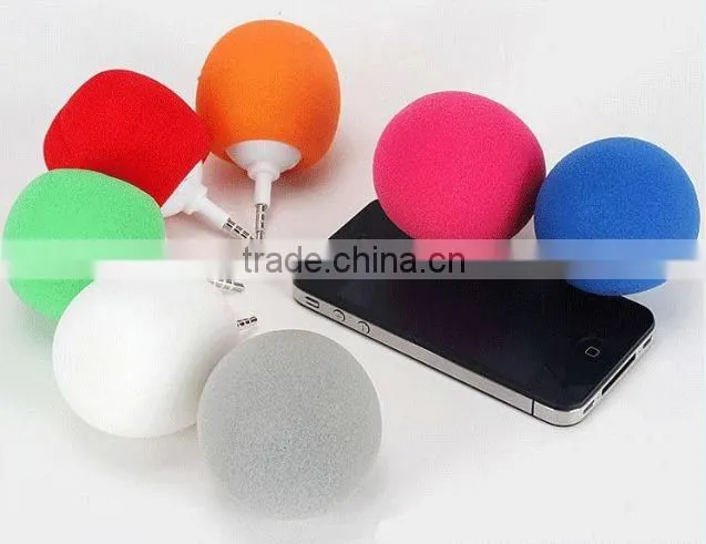 Super Mini Audio Sponge Ball Music Speaker 3.5mm Audio Jack