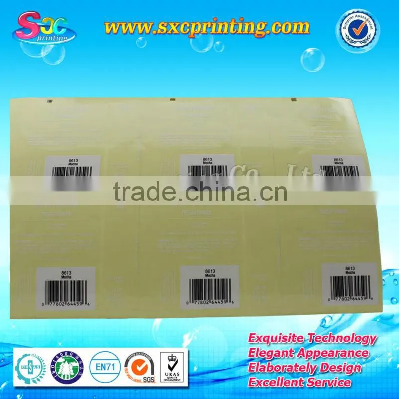Wholesale custom silk screen printing sticker